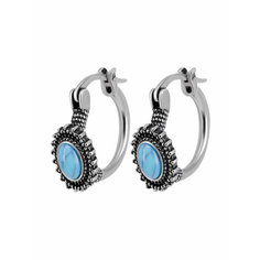 Серьги OTOKODESIGN, акрил, серебристый