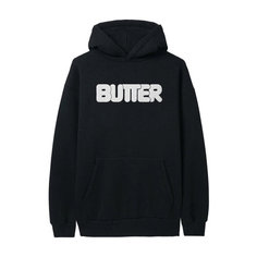 Худи Butter Goods Puff Rounded Logo, размер M, , черный