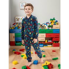 Комбинезон Kogankids Комбинезон для сна, размер 128 / 8 лет, синий