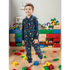 Комбинезон Kogankids Комбинезон для сна, размер 104 / 4 года, синий