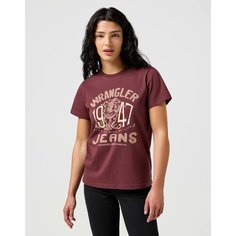 Футболка Wrangler, размер XS, красный