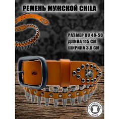 Ремень для мужчин, размер 115, коричневый Chila