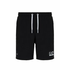 Шорты EA7 EMPORIO ARMANI, размер XL, черный