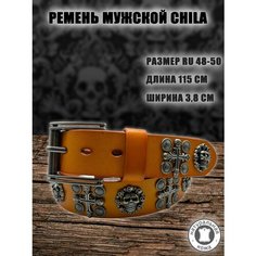 Ремень для мужчин, размер 115, коричневый Chila