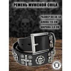 Ремень для мужчин, размер 115, черный Chila