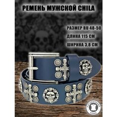 Ремень для мужчин, размер 115, синий Chila