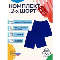 Шорты Детрик, размер 116, васильковый