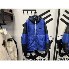Куртка NIKE, размер L, черный, синий