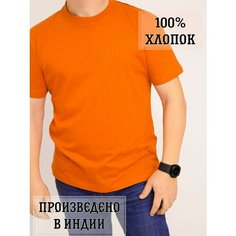 Футболка, размер M, оранжевый Нет бренда