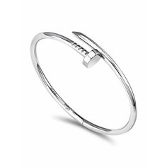 Браслет Stainless steel, 1 шт., размер 18 см, размер one size, диаметр 6 см, золотистый
