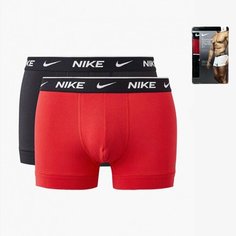 Трусы NIKE, комплект из 2 шт., размер S, red/black
