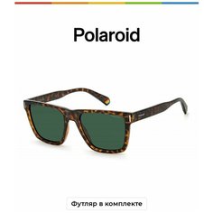 Солнцезащитные очки Polaroid, зеленый