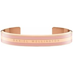 Браслет Daniel Wellington, эмаль, размер 16.6 см, розовый