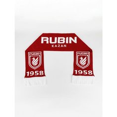 Шарф для мужчин,140х18 см, бордовый ФК рубин