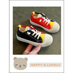 Кеды, размер 30, черный Happy & Lovely