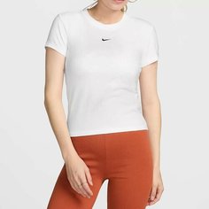 Футболка NIKE Sportswear Chill Knit, размер 48-50, белый