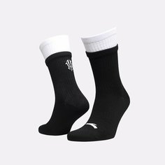 Носки ANTA Crew Socks, размер L, черный/белый