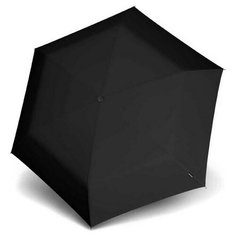 Мини-зонт Knirps, black with rose coating