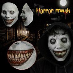 Страшная маска на Хэллоуин, Улыбающаяся маска Дьявола, Аксессуары для Хэллоуина Нет бренда