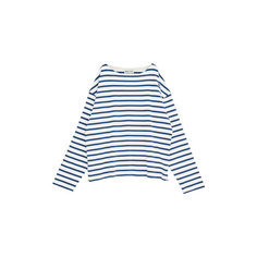 Лонгслив RECTO Monaco Striped Over T-Shirt, размер M, , голубой