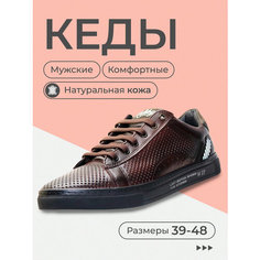 Кеды Broadway, полнота 7 (RU)/ на среднюю и широкую стопу, размер 39, темно-коричневый