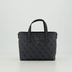 Комплект сумок тоут GUESS, фактура зернистая, серый