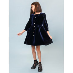 Платье Ole!Twice Школа 2023, размер 152, синий