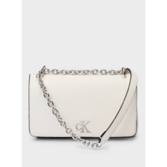 Сумка CALVIN KLEIN, фактура гладкая, white