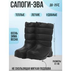 Сапоги, размер 42, черный Нет бренда