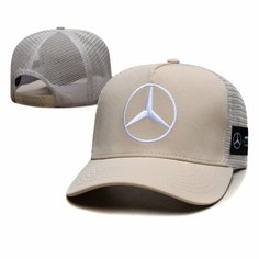 Бейсболка Mercedes-Benz Бейсболка Мерседес Кепка Mersedes для мужчин и женщин, размер 55-60, creamy/beige