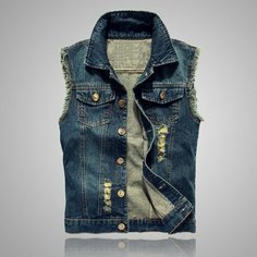 Жилет , размер CN S, blue Cheeyouth