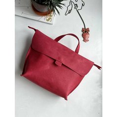 Сумка кросс-боди SHERWD, фактура зернистая, коралловый