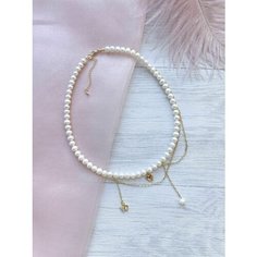 Колье Miss M, длина 40 см, белый
