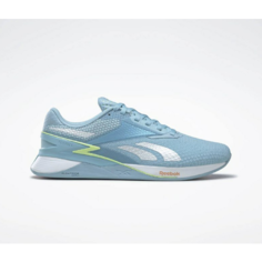 Кроссовки Reebok Nano X3, полнота 10 (RU)/ на широкую стопу, размер US 6 (EU 36 / 23 см), голубой