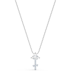 Колье SWAROVSKI, кристаллы Swarovski, длина 42 см, серебряный, золотой