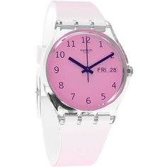 Наручные часы swatch, розовый