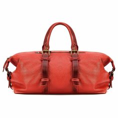 Сумка дорожная Кожинка, 20 л, 45х20х45 см, ручная кладь, красный