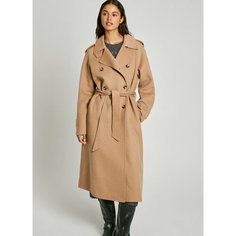 Пальто Pepe Jeans, размер S, коричневый