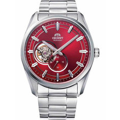 Наручные часы ORIENT Automatic, бордовый, красный, серебряный