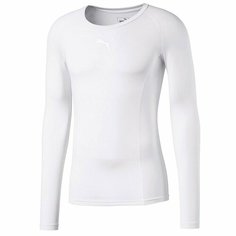 Лонгслив PUMA, размер 152, белый