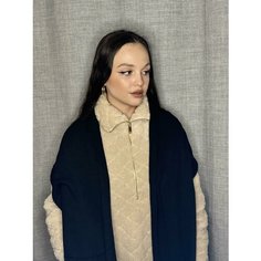 Шарф для мужчин,180х70 см, one size, черный Без бренда