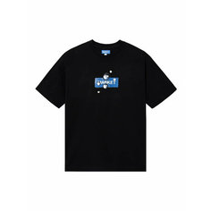 Футболка MARKET Damask, 1 шт., размер S, черная