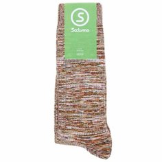 Носки Soclumo Высокие носки - 4 Микс - Рассвет, размер 41-45, коричневый, желтый, красный