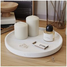 Подставка для украшений MUSKO, 25х2.5х25 см, , белый