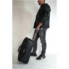 Сумка дорожная Black Buffalo Bags, 40 л, 25х27х57 см, черный