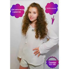 Туника , размер 38, белый Fenix Shop