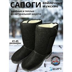 Сапоги, размер 41, черный Нет бренда