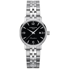 Наручные часы Certina DS Caimano, серебристый/черный