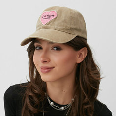 Кепка Minaku для женщин, размер 56, бежевый