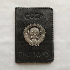 Обложка для паспорта Black Bull, черный